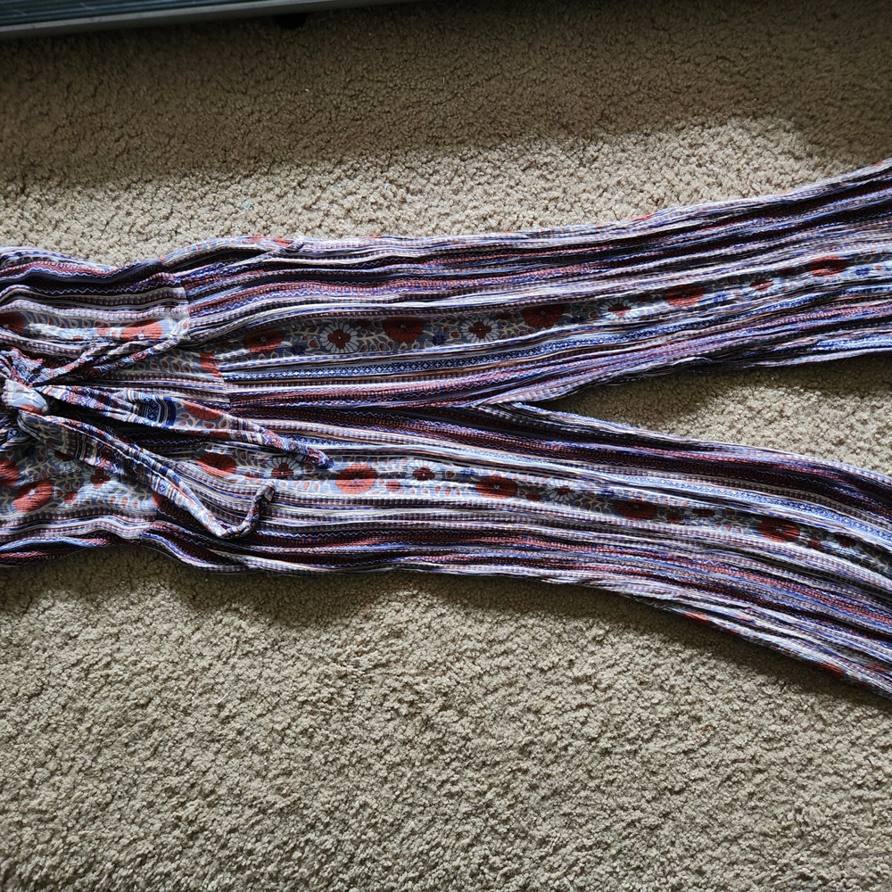 Striped Multicolor Wide-Leg Pants